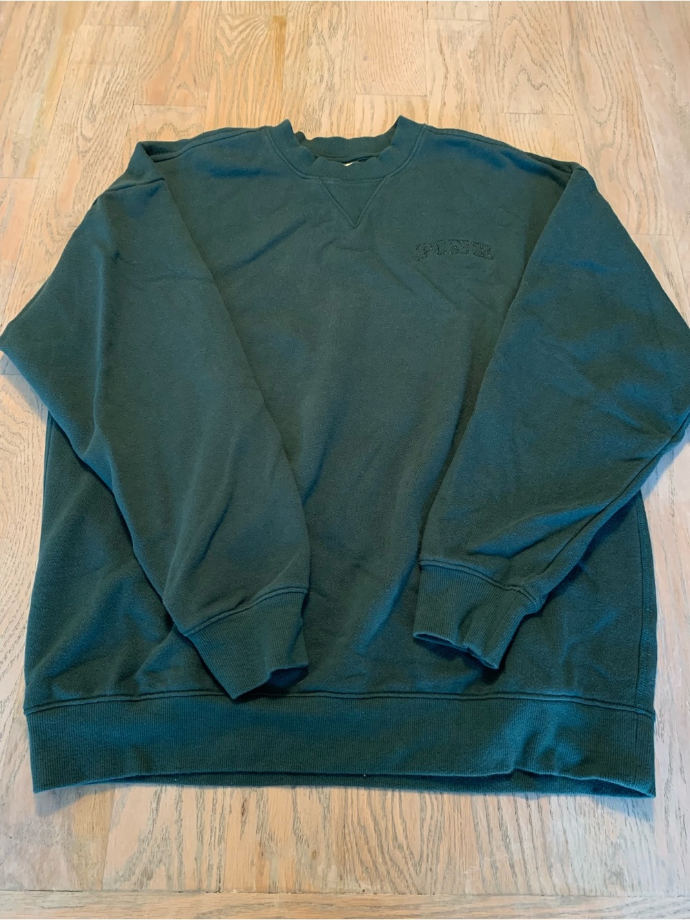 PINK Hunter Green Sweater